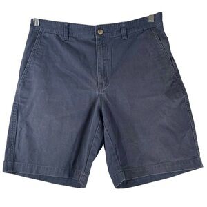 Eddie Bauer Navy Flat Front Shorts